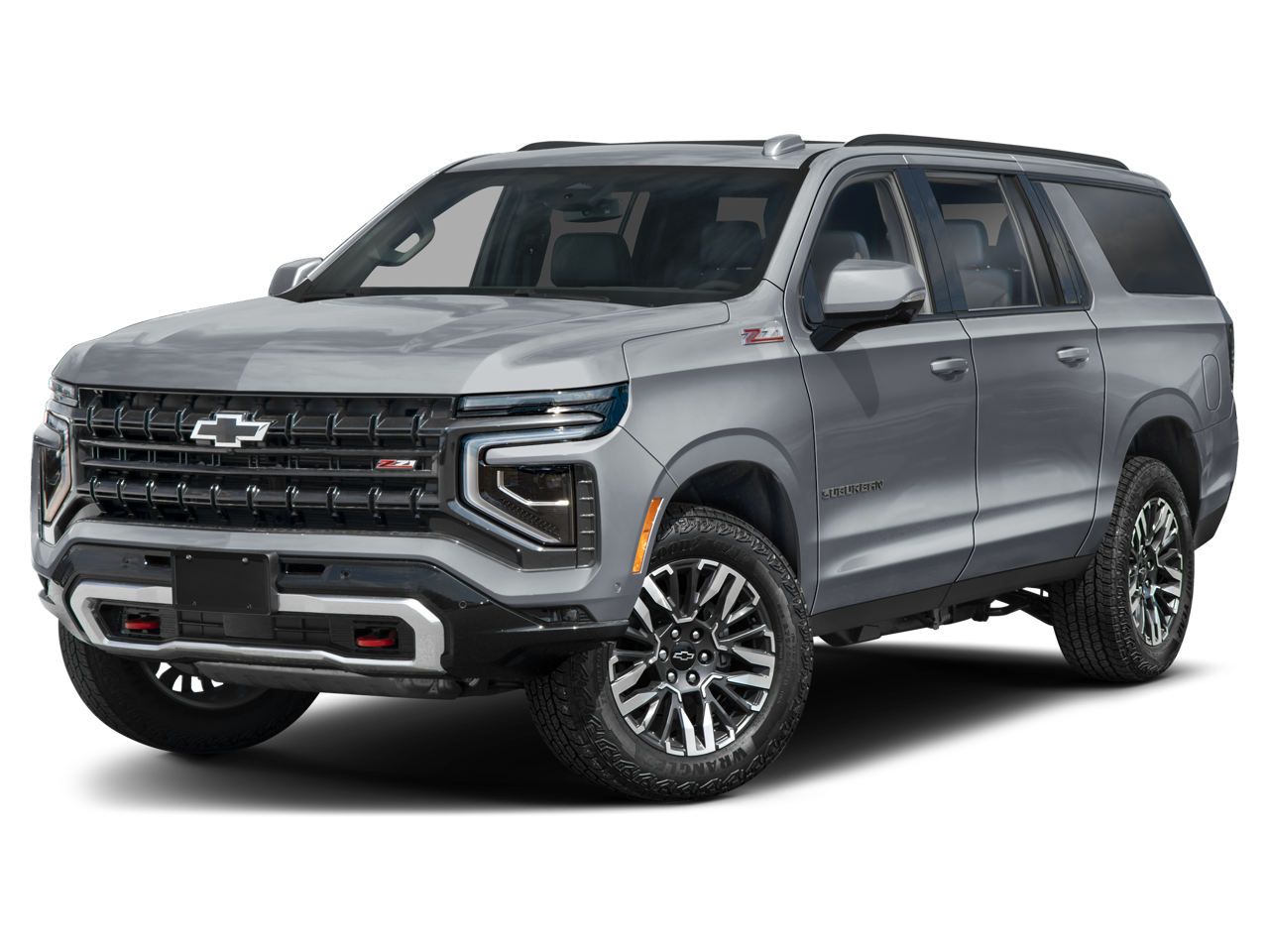 2026 Chevrolet Suburban 4WD Z71 in Summit White — front three-quarter view